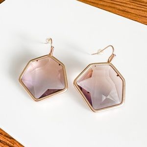 Kendra Scott Vanessa Drop Earrings in Peach Ombré, Rose Gold-Plated